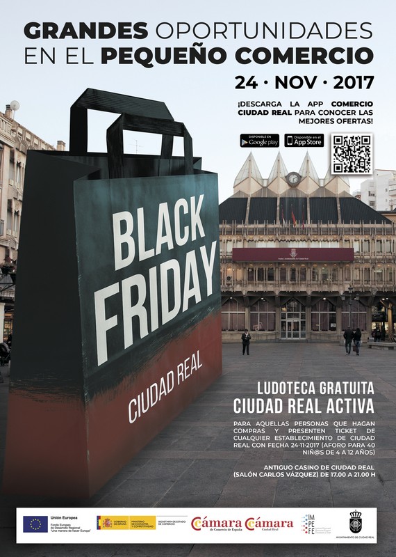Los comercios de Ciudad Real volverán a sumarse al “Black Friday” para incentivar las compras
