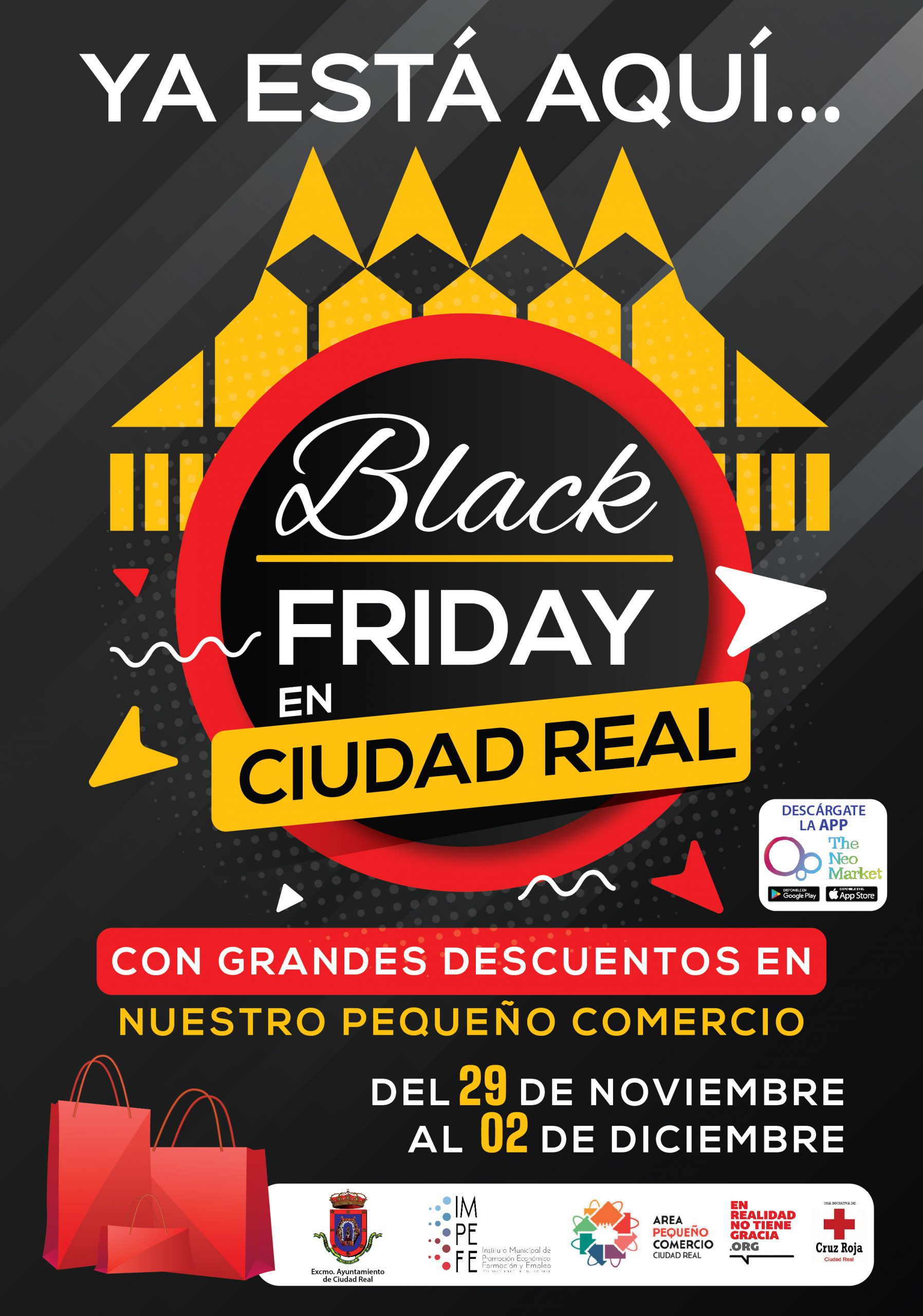 Más de un centenar de comercios ofrecerán descuentos durante el Ciudad Real Black Friday 2019