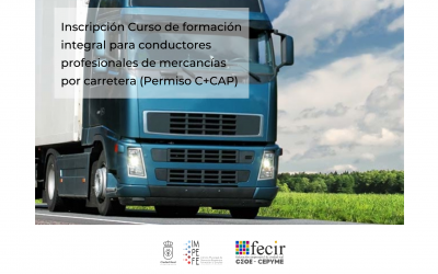 Curso de formación integral para conductores profesionales de mercancías por carretera (Permiso C+CAP)